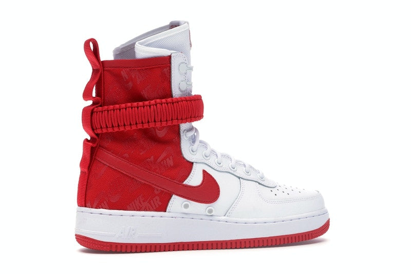Nike SF Air Force 1 High White University Red