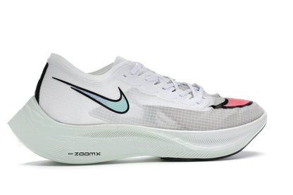 Nike ZoomX Vaporfly Next% White Hyper Jade Flash Crimson