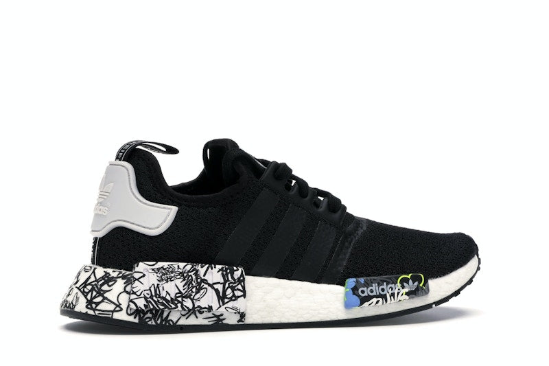 adidas NMD R1 Black Graffiti