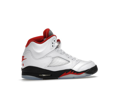 Jordan 5 Retro Fire Red Silver Tongue (2020) (GS)