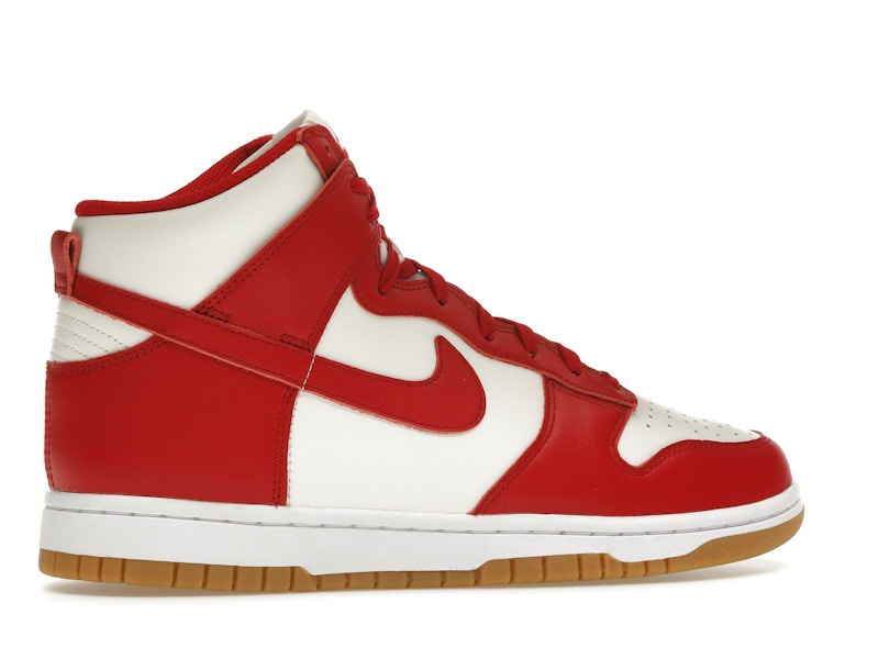 Nike Dunk High Sail Gym Red Gum (Women's)