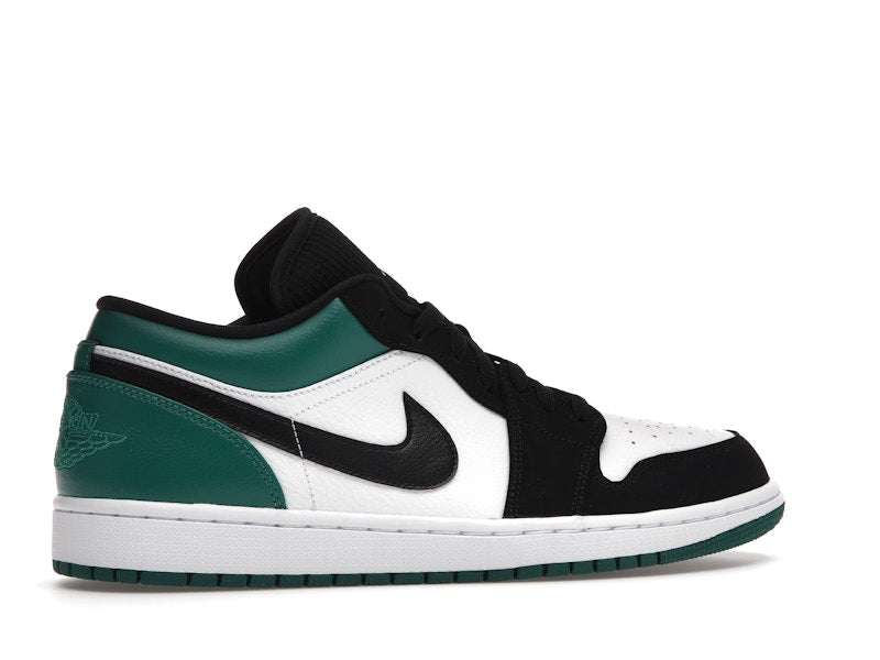 Jordan 1 Low White Black Mystic Green