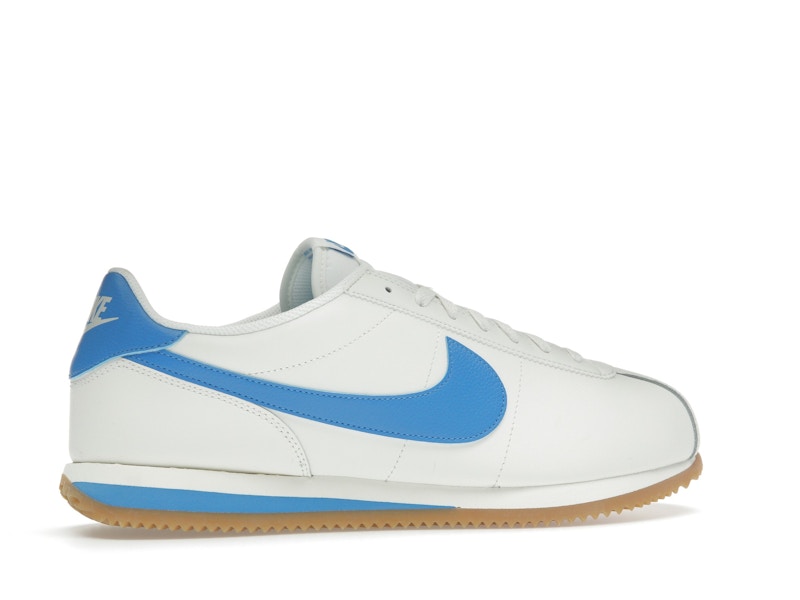 Nike Cortez Leather Sail Gum Yellow Light Photo Blue