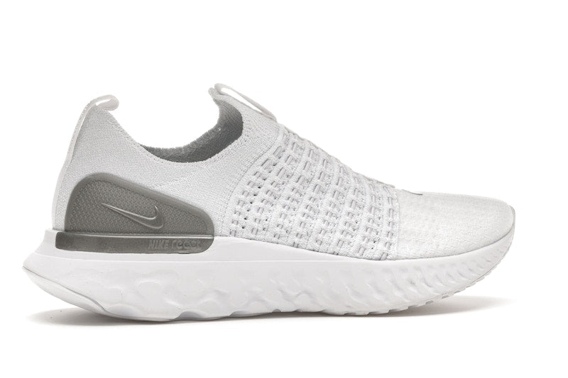 Nike React Phantom Run Flyknit 2 White Pure Platinum (Women's)