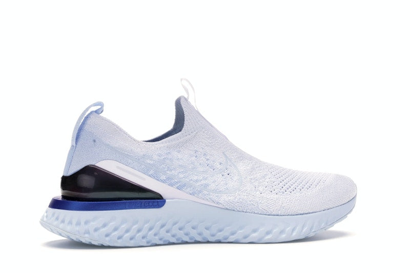 Nike Epic Phantom React Flyknit White Hydrogen Blue (Women's)