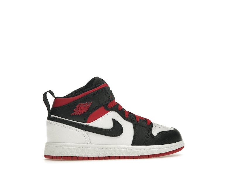 Jordan 1 Mid Gym Red Black Toe (PS)