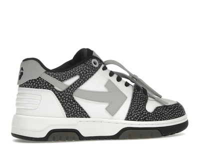 OFF-WHITE Out Of Office OOO Low Tops Black Grey with Dots