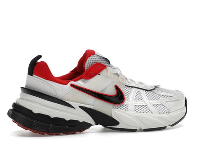 Nike V2K Run Metallic White University Red