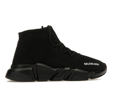 Balenciaga Speed Trainer Lace Up Black