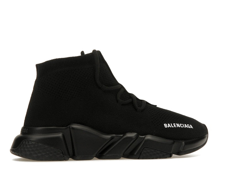 Balenciaga Speed Trainer Lace Up Black
