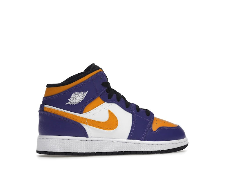 Jordan 1 Mid Lakers (2022) (GS)