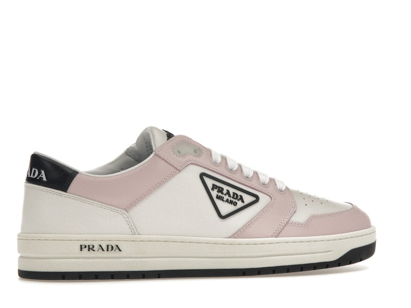 Prada District Sneaker White Pink Perforated Leather (Women's)