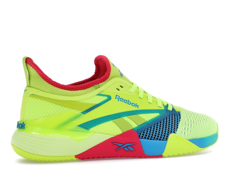 Reebok Nano Court Digital Lime Aqua Bold Pink