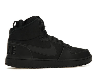 Nike Court Borough Mid Winter Triple Black