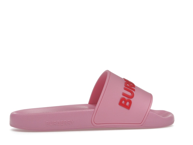 Burberry Embossed Logo Slides Bubblegum Pink (Women's)