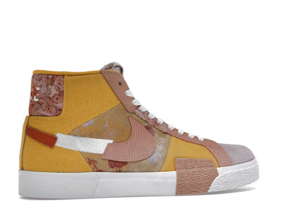 Nike SB Zoom Blazer Mid Premium Floral Paisley Sanded Gold