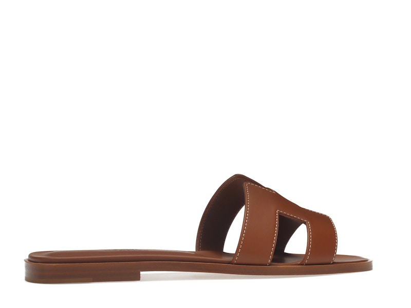 Hermes Oran Sandal Gold Box Calfskin Leather