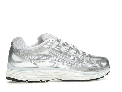 Nike P-6000 White Blue Tint Sail Metallic Silver (Women's)