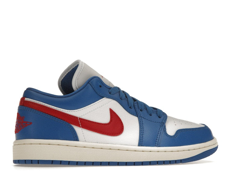 Jordan 1 Low Sport Blue Gym Red (Women's)
