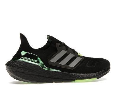 adidas Ultra Boost 22 Black Iron Metallic Beam Green