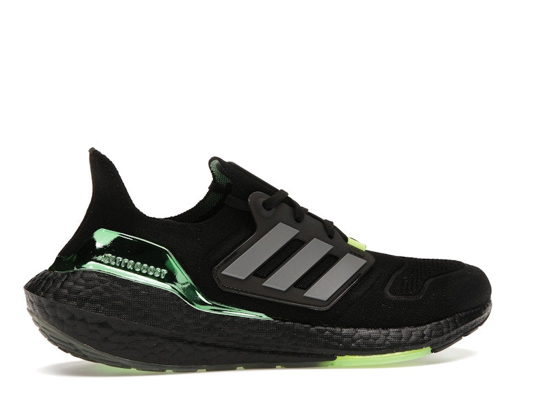 adidas Ultra Boost 22 Black Iron Metallic Beam Green