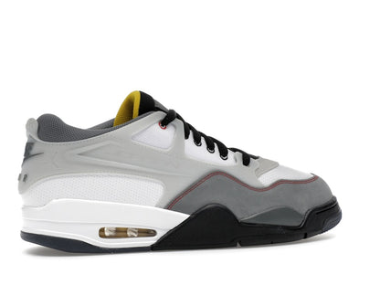 Jordan 4 RM Premium White Black Smoke Grey Fire Red