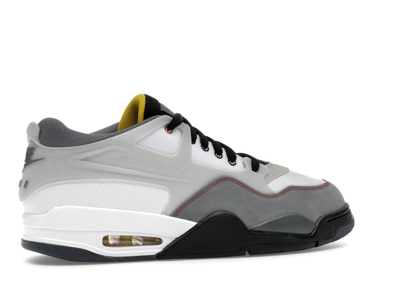 Jordan 4 RM Premium White Black Smoke Grey Fire Red