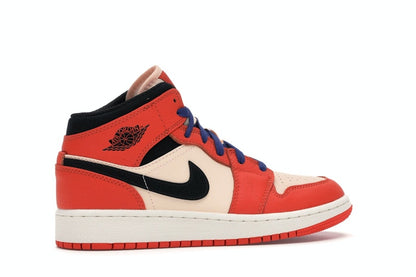 Jordan 1 Mid Team Orange Black (GS)