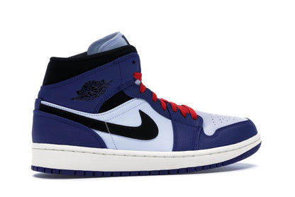 Jordan 1 Mid Deep Royal Blue Black