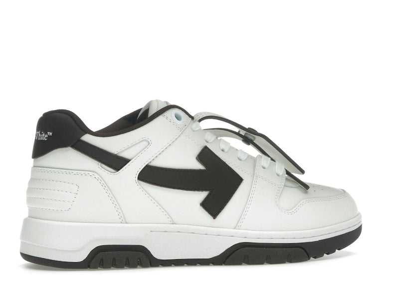 OFF-WHITE Out Of Office OOO Low Tops White Brown