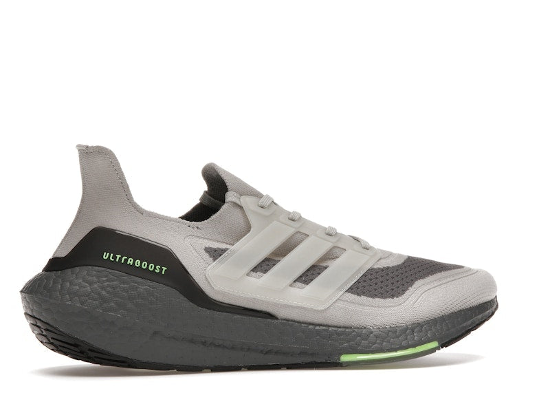 adidas Ultra Boost 21 Metal Grey Signal Green