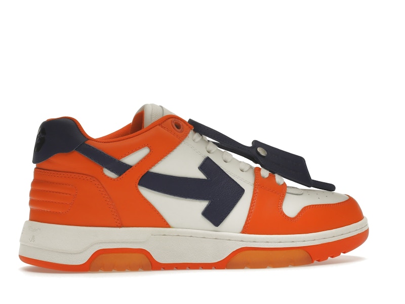 OFF-WHITE Out Of Office OOO Low Tops White Orange Blue