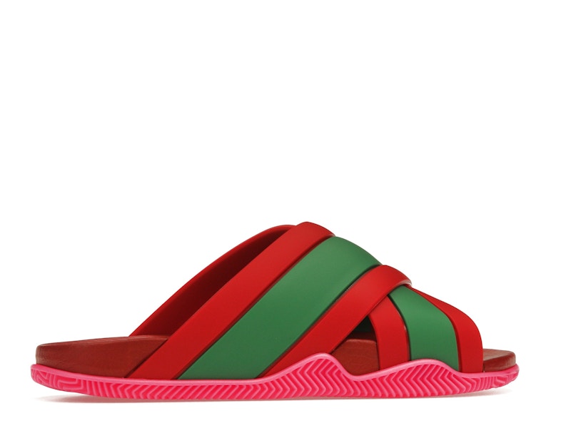 Gucci Web Slide Pink Rubber (Women's)