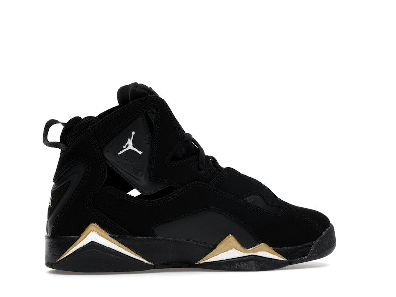 Jordan True Flight Black Metallic Gold White (GS)