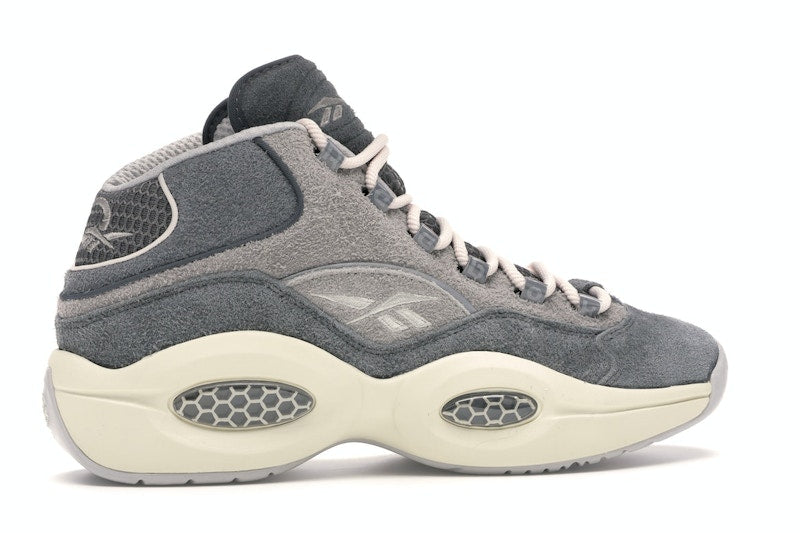 Reebok Question Mid Grey Suede