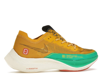 Nike ZoomX Vaporfly Next% 2 1972 Dark Sulfur Stadium Green