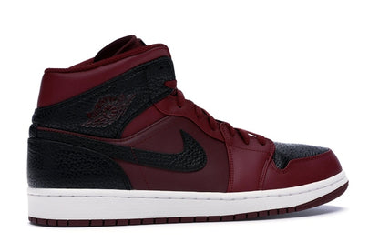 Jordan 1 Retro Mid Team Red Black