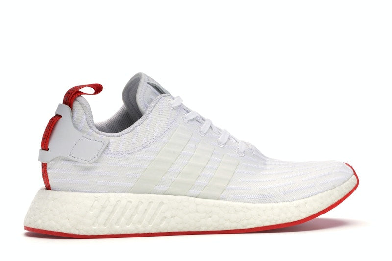 adidas NMD R2 White Core Red Two Toned