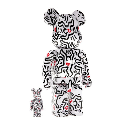 Bearbrick Keith Haring #8 100% & 400% Set