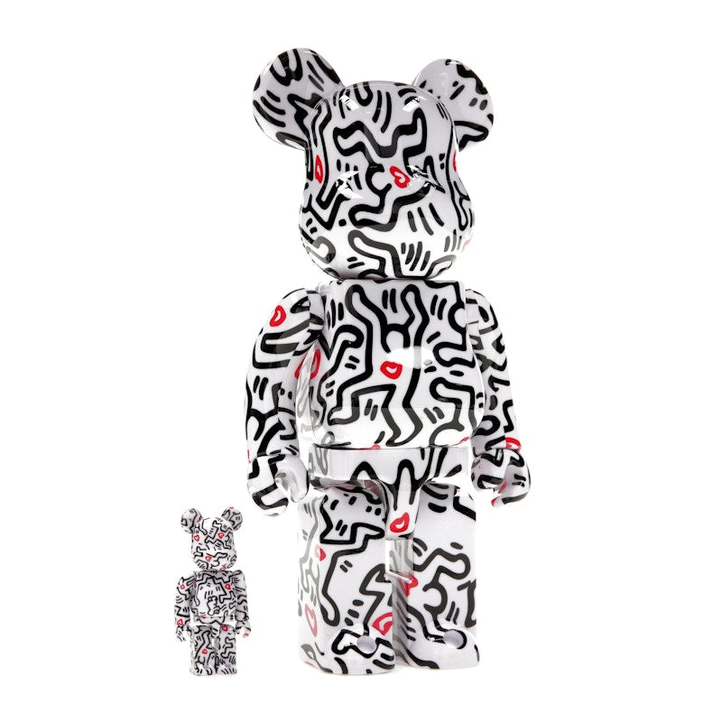 Bearbrick Keith Haring #8 100% & 400% Set