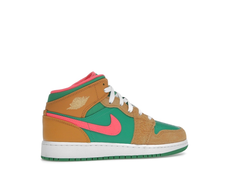 Jordan 1 Mid SE Chutney Lucky Green (GS)