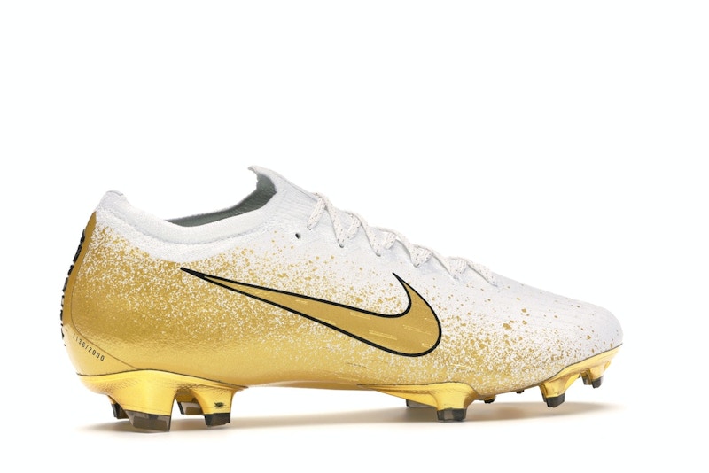 Nike Vapor 12 Elite SE FG White Metallic Gold