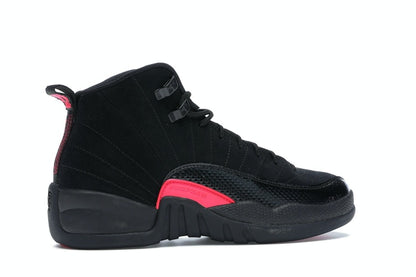 Jordan 12 Retro Black Rush Pink (GS)