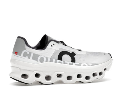 On Running Cloudmonster White Black (Women's)