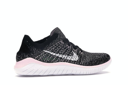 Nike Free RN Flyknit 2018 Black Pink Foam (Women's)