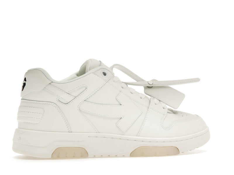 OFF-WHITE Out Of Office OOO Low Tops Triple White