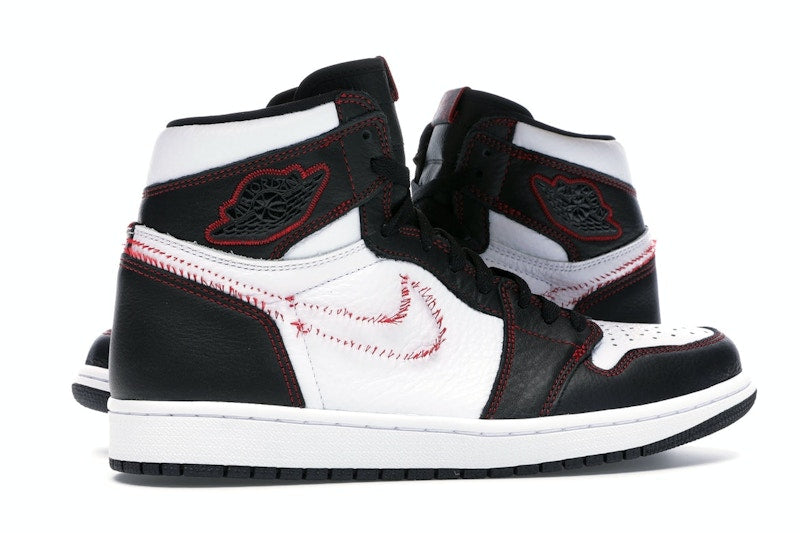 Jordan 1 Retro High Defiant White Black Gym Red