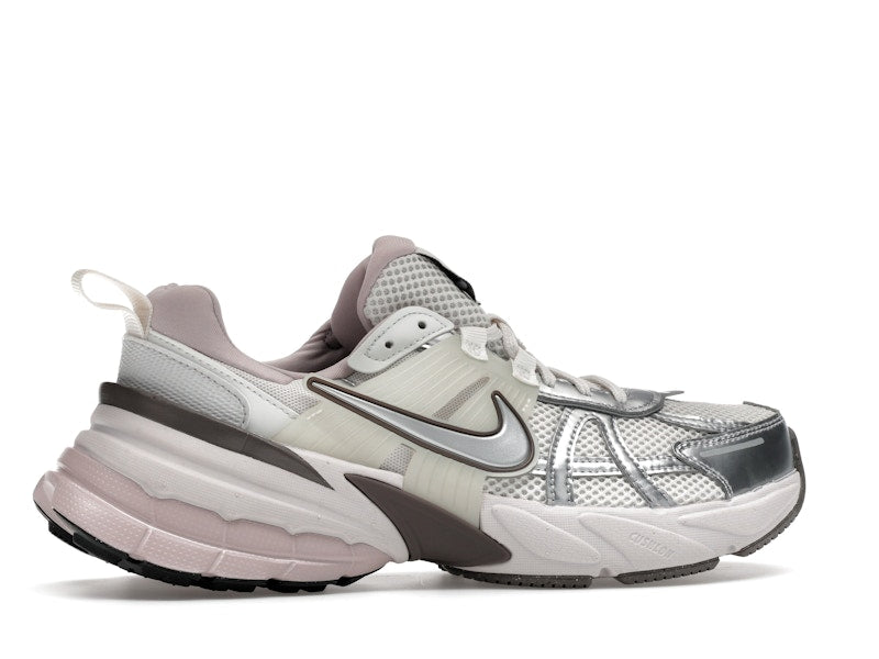 Nike V2K Run Platinum Tint Summit White Cave Stone Metallic Silver (Women's)
