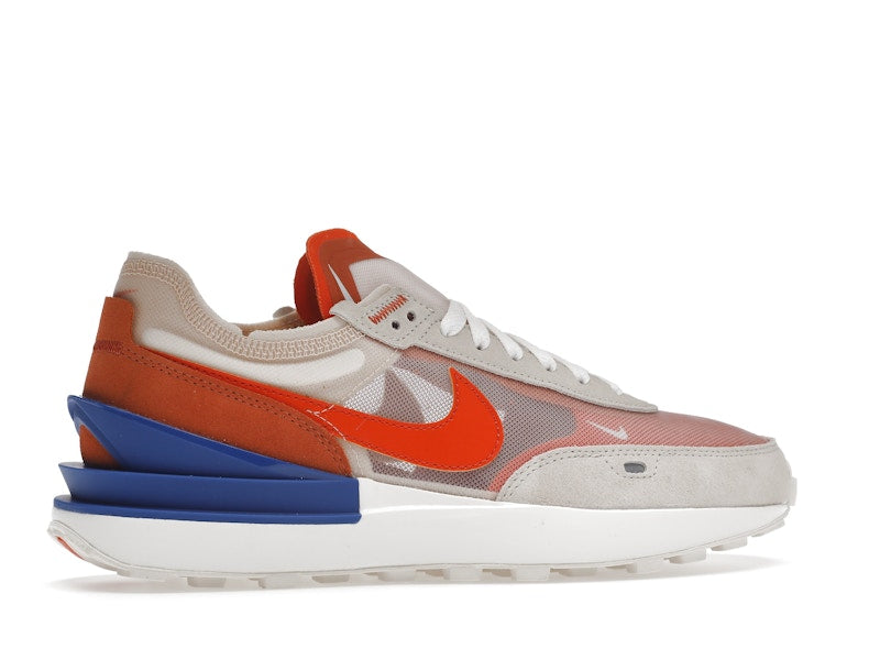 Nike Waffle One Pearl White Game Royal Rush Orange (Women's)