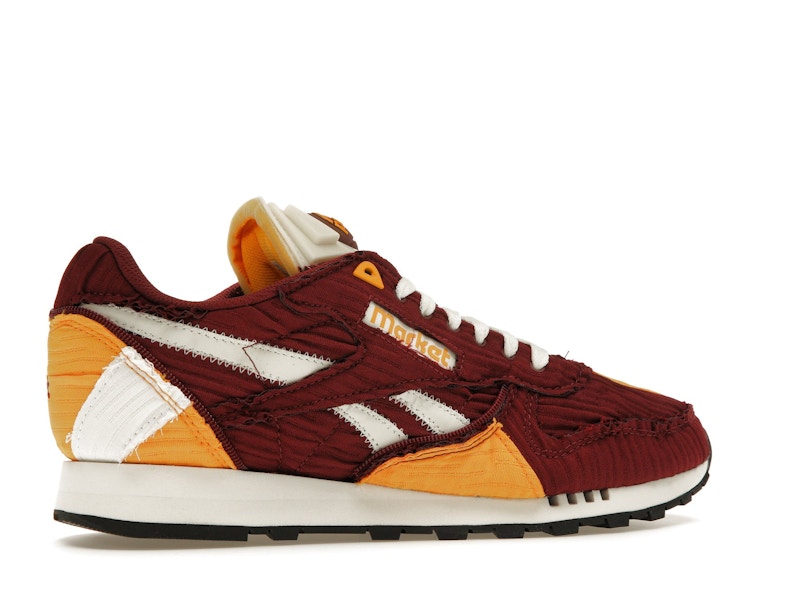 Reebok Classic Leather Pump Market Classic Burgundy